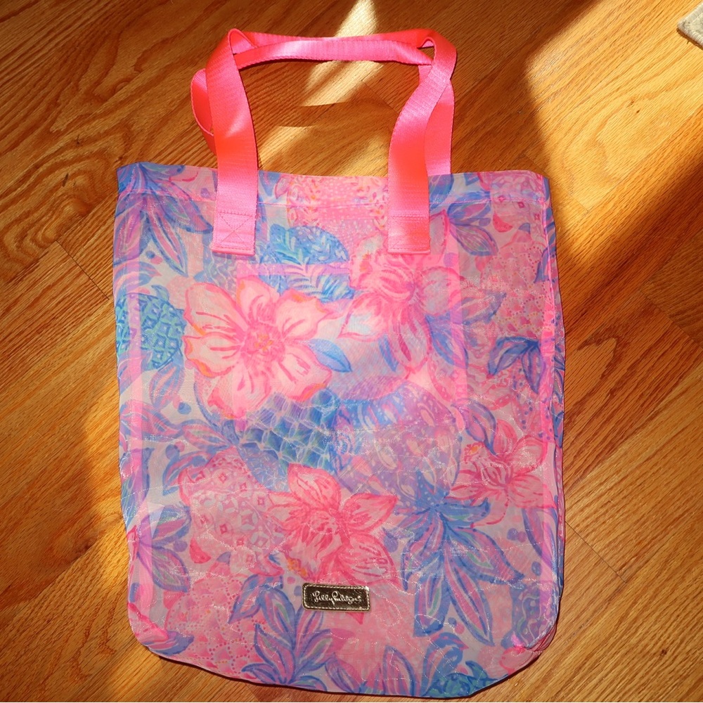 Lily pulitzer see through bag